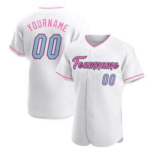 Vente en gros d'uniformes de baseball personnalisés Impression numérique Broderie par sublimation Maillot de l'équipe de baseball Chemise de sport respirante - Product Image 5
