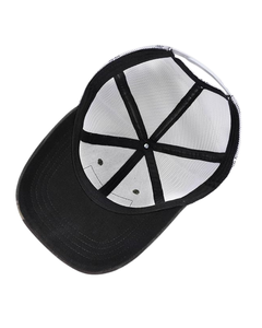 Sombrero de camionero de camuflaje clásico de 6 paneles para hombre, gorra con logotipo de parche de cuero lavado Vintage personalizada, correa ajustable de ala curva para negocios - Product Image 5