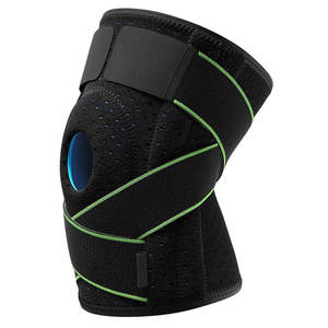 Soporte de rodilla ajustable Manga de estabilidad Nuevo diseño Mangas de rodilla Neopreno con mangas de rodilla de alta calidad - Product Image 3