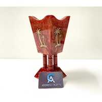 Brûleur d'encens en résine, prix de gros usine, 7 pouces, durable, design arabe moderne, écologique, fait main, pour Bakhoor Oud aromatique