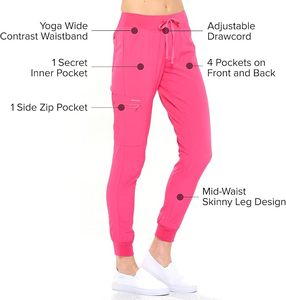 Conjunto de uniforme de enfermera profesional Premium para mujer con tela Flexible con tela elástica suave uniforme de enfermería para mujer - Product Image 3