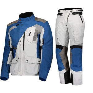 ชุดสูทหนัง Cordura ของผู้ชายระบายอากาศใส่สบายแจ็คเก็ตแขนยาวแบบเต็มตัวกันลม - Product Image 4