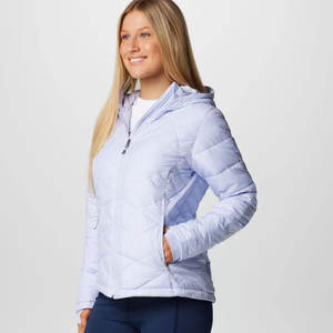 Unisex High Quality Custom Satin Shearling Leather <b>Waterproof</b> Winter <b>Puffer</b> <b>Jacket</b> with Custom Logo Print - Product Image 3