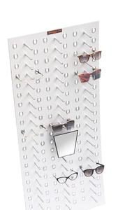 Soportes transparentes para gafas de sol de cristal ACP Estante de exhibición de gafas montado en la pared con varillas - Product Image 4