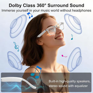 Gafas Inteligentes con Bluetooth, Marco Blanco Mejorado, Anti-luz Azul, con Traducción Chat GPT y Reproducción de Música, Llamadas con Manos Libres - Product Image 5