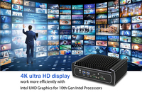 Mini PC Industrial Barebones Sin Ventilador, Core I3, DDR4, Doble Núcleo, SSD, Red, Nuevo