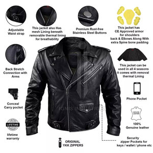 Vente en gros de vestes de moto Vestes de moto à chaud 2025 Nouveau style de vestes de moto pour hommes - Product Image 4