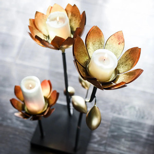 Lotus Urli élégant un symbole de pureté et de sérénité Lotus Urli fabriqué à la main à des fins spirituelles et décoratives - Product Image 3