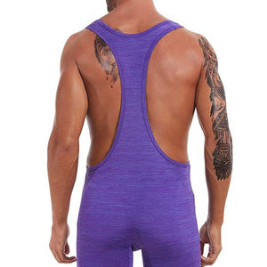 Uniforme de Lucha de Alta Elasticidad para Hombre, Singlet Personalizado para Atletas Profesionales, Singlet de Lucha Estadounidense con Nombre de Equipo y Logotipo Personalizados - Product Image 2