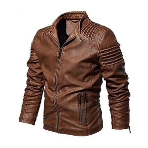 Nueva chaqueta de cuero genuino para hombre, chaqueta de Otoño de piel de vaca ajustada, Real chaqueta de cuero, ropa para hombre, chaqueta para hombre - Product Image 3