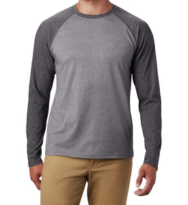 Hombres de alta calidad poliéster/algodón mangas raglán Muscle Fit camisetas para la venta hombres camiseta raglán en blanco - Product Image 1