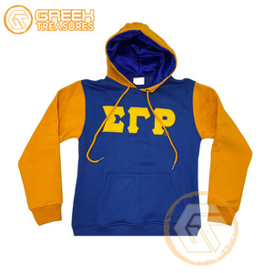 Sudadera con Capucha de Invierno Personalizada de Algodón y Felpa con Logotipo Bordado de Sigma Gamma Rho, Ropa Griega de Alta Calidad para Mujer - Product Image 2