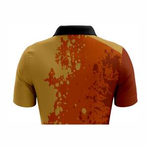 Camisas de golf de poliéster para hombre de alto rendimiento Camisa de punto con logotipo personalizado para Polo y correr con estampado - Product Image 6