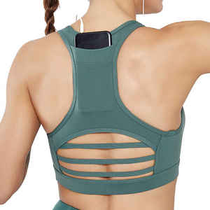 Meilleurs soutiens-gorge de sport sans couture respirants à soutien élevé pour les femmes vêtements de yoga personnalisés avec bretelles réglables soutiens-gorge de fitness - Product Image 2