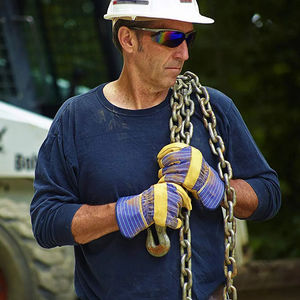 Guantes protectores de cuero de vaca de seguridad para las manos de cuero de calidad superior al por mayor Guantes de trabajo de puño de seguridad de cuero dividido de vaca - Product Image 6