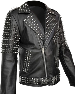 Chaqueta de Cuero para Hombre al por Mayor - Cuello Alto, Logotipo Frontal, Impermeable y Cortavientos, Transpirable, Cálida para Invierno, Colores y Tallas Personalizables - Product Image 3