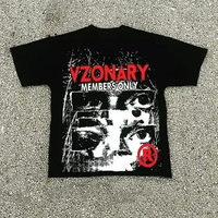 T-shirts surdimensionnés à imprimé graphique Ninja, design personnalisé, tops courts en coton pour hommes et femmes, manches courtes, streetwear, couleur personnalisée