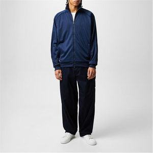 Hommes fermeture éclair extérieur Jogging Sportswear costume Activewear survêtement deux pièces moderne mince survêtement ensemble pour le fitness - Product Image 4