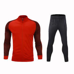 Camiseta de fútbol ligera de secado rápido para hombre, uniforme de entrenamiento de fútbol para adultos con chaqueta de manga larga para ropa deportiva - Product Image 3