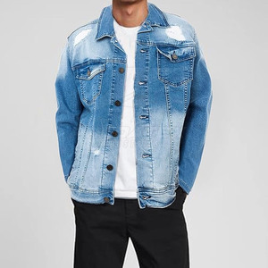 Veste d'hiver unisexe de la meilleure qualité avec style à séchage rapide 100% coton automne hiver veste en jean avec logo avant - Product Image 5