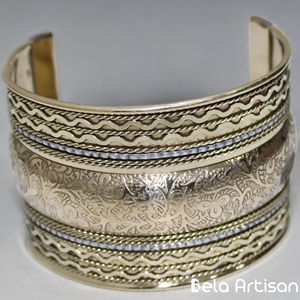 ต่างหูระย้าสร้อยข้อมือทองสัมฤทธิ์โบราณทำด้วยมือของผู้หญิงเครื่องประดับแฟชั่นสำหรับงานเลี้ยง - Product Image 3