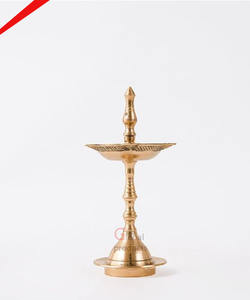 Standing Brass Kerala Samai Diwali Deepak for Puja Traditional Panchmahal Pooja Deepam Diya - Product Image 4