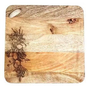 Tabla de cortar más duradera Fácil de limpiar Bloques de cortar de forma cuadrada Tablas de cortar de cocina gruesas con acabado de dos tonos - Product Image 4