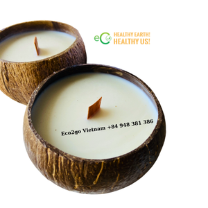 Vela de cera de soja con aroma de coco al por mayor, cuenco resistente al calor para decoración del hogar para Navidad con caja de regalo - Product Image 4