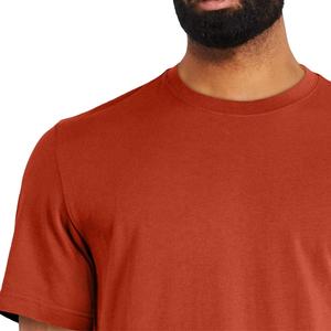 Vente en gros 100% Polyester Hommes Slim Manches Courtes O-Neck T-shirts Sport Décontracté 180 Grammes Logo Personnalisé Vierge OEM Écologique - Product Image 4