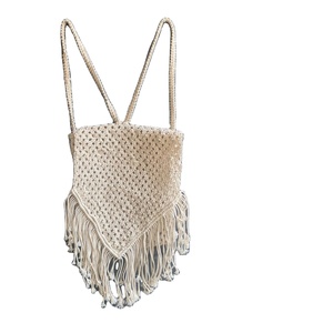 Stylish Straw Backpack Natural Woven Design Eco Friendly Lightweight for Women Summer Macrame Backpack - Product Image 1