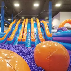 Y&G OEM adult outdoor inflatable parks jumping indoor inflatable theme park inflatable park playground