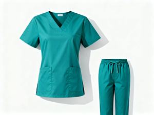 Uniformes de Enfermería para Mujer, Venta al por Mayor 2025, Uniformes Médicos y de Enfermería con Cuello en V y Manga Corta, Conjunto de Uniformes Médicos de Spandex - Product Image 2
