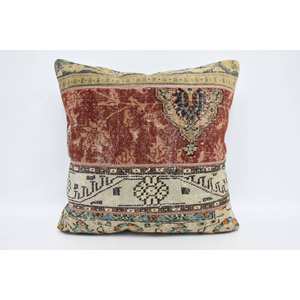 พรมปูพื้นขนาด 28x28 นิ้ว หลากสีสัน สไตล์โบฮีเมียน ทำจากขนสัตว์ วินเทจ ปักลายแบบแพทช์เวิร์ค ทออย่างเป็นมิตรต่อสิ่งแวดล้อม กันลื่น ถอดซักได้ ปิดด้วยซิป - Product Image 1