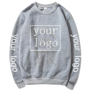 Sudaderas de Algodón Grueso de Alta Calidad para Hombre, Venta al por Mayor, Impresión de Logotipo Personalizado, Bordado, Cuello Redondo - Product Image 4