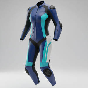 Tenue de course à moto pour femmes, équipement de protection léger pour une conduite en toute sécurité, tenue élégante et confortable pour la moto en plein air - Product Image 1