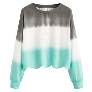 เสื้อสเวตเชิ้ตผู้หญิงสั่งทำพิเศษ 100% ผ้าฝ้าย OEM คุณภาพสูง ระดับพรีเมียม สไตล์ลำลองสำหรับสุภาพสตรี - Product Image 1