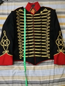 New <b>Napoleonic</b> Hussar Uniform Style Tunic Pelisse Jimmy Hendrix Embroidered Men Jackets - Product Image 4