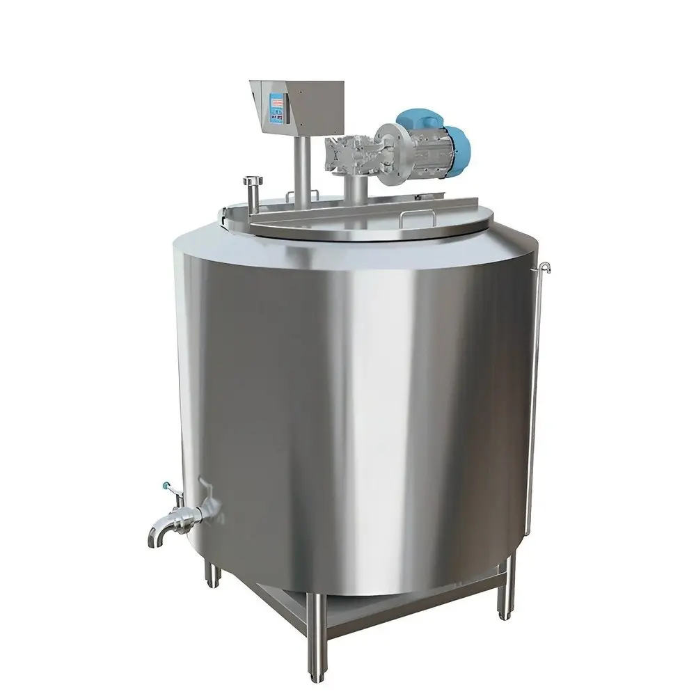 Pasteurisateur par lots entièrement automatisé Réservoir de pasteurisation en acier inoxydable Petit équipement de pasteurisation du lait à vendre