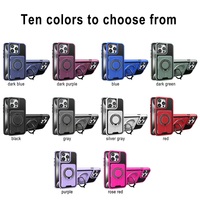 Antichoc robuste armure 360 porte-anneau étui de protection pour téléphone portable pour iPhone 15 16 Pro Max pour S24 S25 Ultra Plus