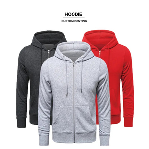 Sudaderas con capucha de moda para hombre para primavera otoño Casual ODM Top con Sudadera con capucha de color sólido para hombre - Product Image 6