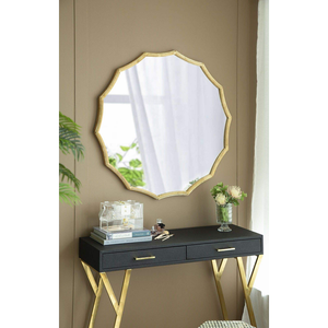Espejo de Pared con Marco Dorado Antiguo de Estilo Europeo para Decoración - Product Image 6