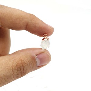 RATNARACHIT Handmade Raw Rainbow Moonstone Pendant June <b>Birthstone</b> Drop Charms for <b>Necklace</b> & Bracelet Jewelry Making Supplies - Product Image 5