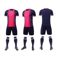 Camiseta de fútbol de manga corta Messi juvenil personalizada sublimada de nueva temporada de calidad superior transpirable