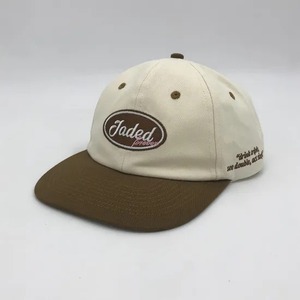 หมวกแก๊ปหมวกเบสบอลสำหรับผู้ชายหมวกลายปัก6แผงตามสั่ง100% โลโก้ได้ตามต้องการ - Product Image 1