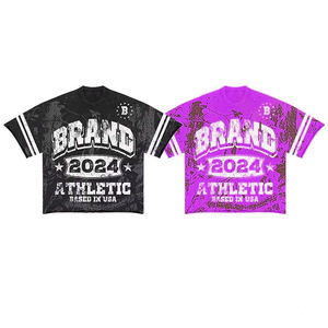 เสื้อยืดกีฬาไซส์ใหญ่พิเศษสำหรับผู้ชายเสื้อยืดพิมพ์ลายกราฟิกสไตล์นักศึกษาวินเทจ - Product Image 2