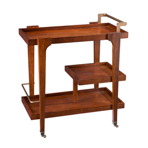 Carrito de Bar de madera respetuoso con el medio ambiente hecho a mano al por mayor muebles de restaurante muebles de hotel de Vietnam - Product Image 6