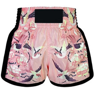 กางเกงมวยไทย MMA ผ้า Oxford คุณภาพสูง ระบายอากาศ แห้งเร็ว ผลิตตามสั่ง พิมพ์โลโก้ได้ ผลิตในปากีสถาน สำหรับทุกเพศ - Product Image 1