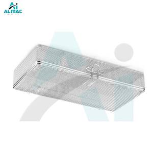 Panier en fil métallique fin ALMAC avec couvercle, support de stérilisation manuelle, organisation sécurisée des instruments médicaux - Product Image 3