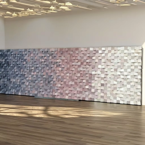 3D ทำมือทำจากไม้แข็งตัวกระจายเสียงแผงตกแต่งผนังสีเขียวแบบปรับแต่งได้สไตล์อาร์ตเดคโคสำหรับงานแต่งงานของขวัญวันเกิด - Product Image 1