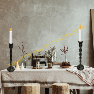 Base de portavelas de aluminio contemporáneo para decoración del hogar de lujo, centro de mesa romántico, juego de regalo con aspecto hecho a mano, venta al por mayor - Product Image 4